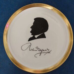 Wagner Classical Composer Silhouette Plate By Furstenberg 1st Issue 1971 Germany